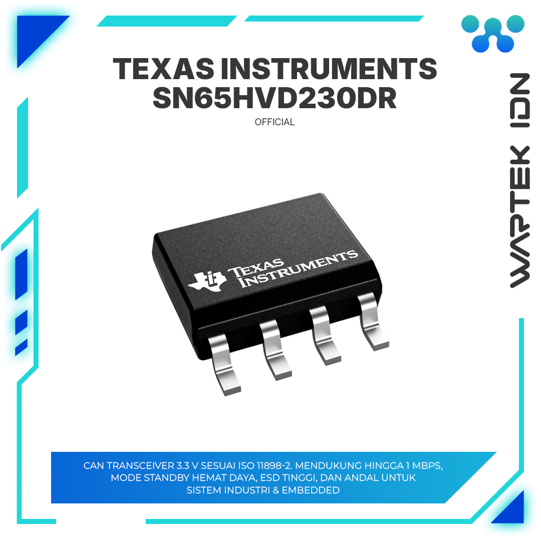 SN65HVD230DR - 3.3 V CAN Transceiver with Standby Mode